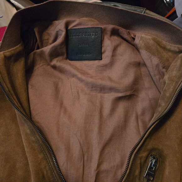 All Saints Suede Jacket NWOT - Picture 6 of 7